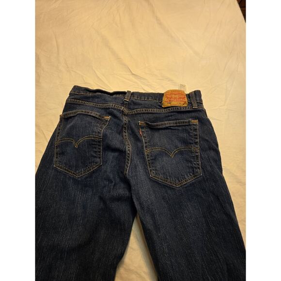 Levis Men's 559 Size 36x32 Dark Wash Jeans - Picture 5 of 5